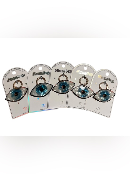 Accessories - Charm Pop - RESELLER’S OPPORTUNITY Iridescent Evil Eye Keychains Set of 5